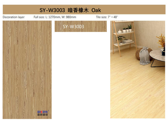 Eco Friendly SPC Flooring 4mm Waterproof