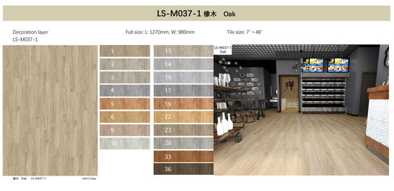 7''X48'' Vinyl Flooring SPC High Abrasion