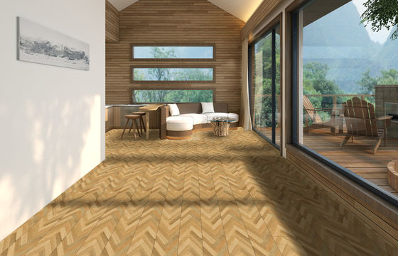Herringbone Chevron Grain Stone SPC Rigid Vinyl