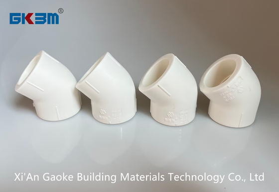 GKBM Greenpy PPR Pipe Fittings 45 degrés coude, soupape, contournement, joint, réducteur Tee