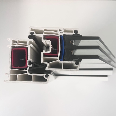 GKBM 65 Profiles de fenêtres en PVC blanc pour l'intérieur et l'extérieur
