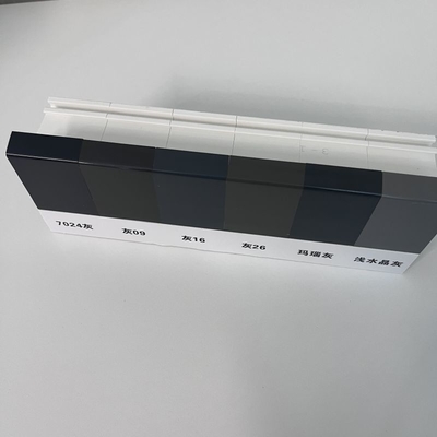 Profiles de fenêtres en caoutchouc gris GKBM Nouvelle isolation thermique 60B